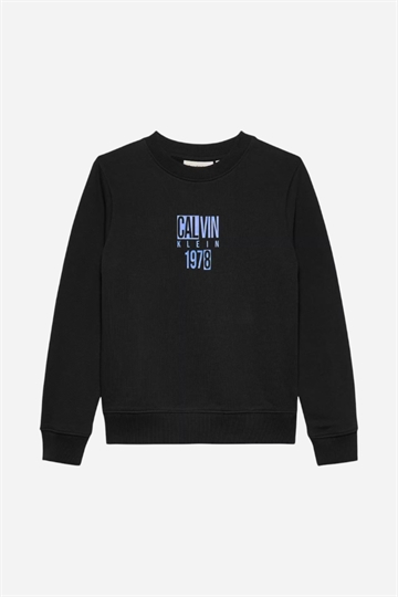 Calvin Klein Good Level Graphic Sweatshirt - Svart